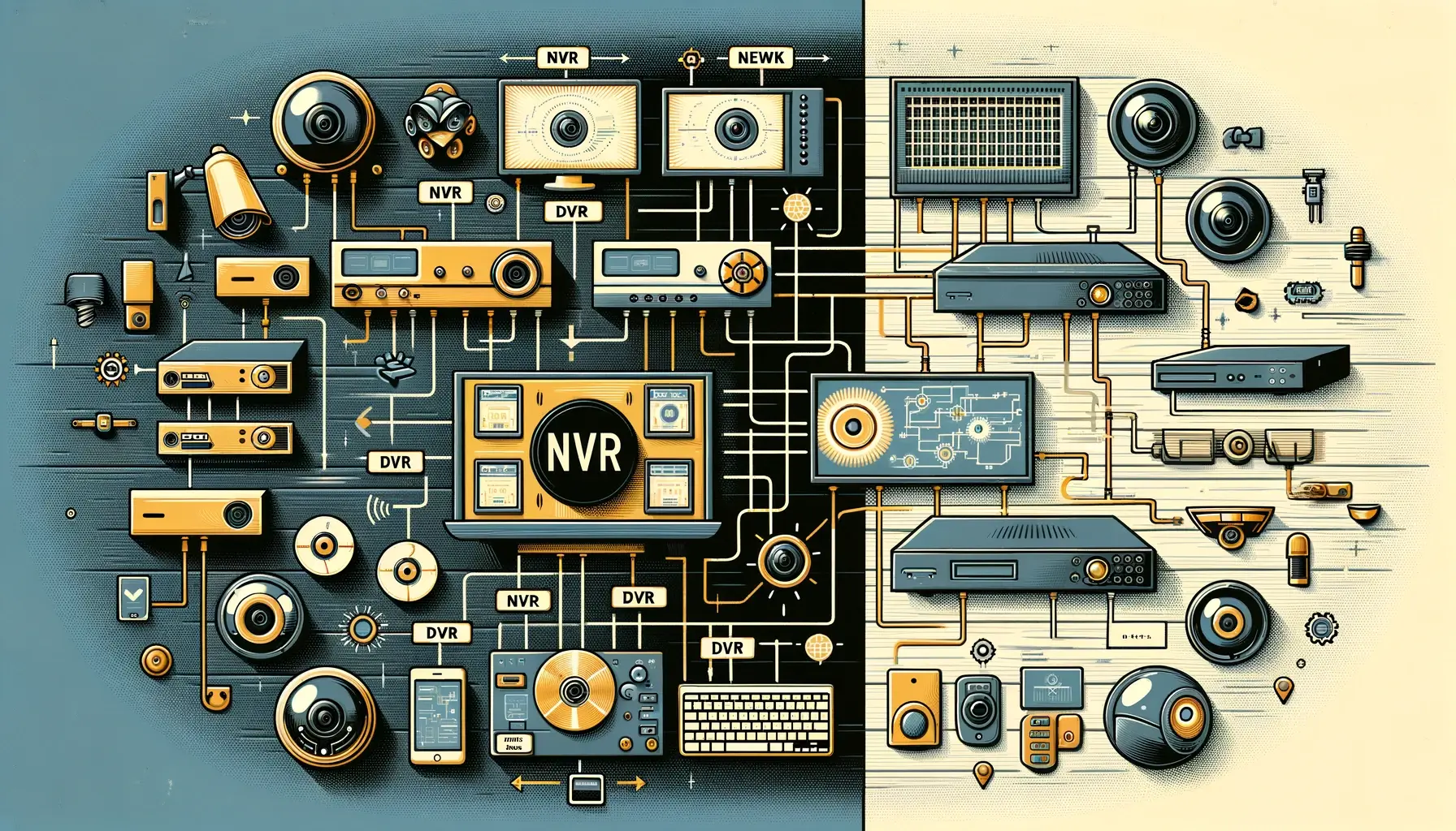 Diferencias entre NVR y DVR